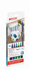Edding Porzellanstifte 4200 Porzellan-Pinselstifte, Blautöne sortiert, 1-4mm