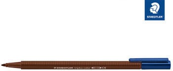 Staedtler triplus color 323 Fasermaler - 1 mm - braun braun