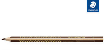 Staedtler Noris jumbo 1284 Buntstift - ergonomische Dreikantform - 4 mm - braun braun