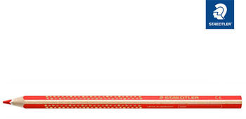 Staedtler Noris jumbo 1284 Buntstift - ergonomische Dreikantform - 4 mm - rot rot
