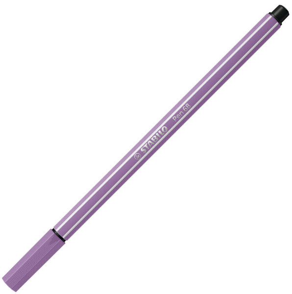 STABILO Pen 68 Filzstift - 1 mm - grauviolett