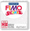 FIMO 8030-052, FIMO kids Modelliermasse, ofenhärtend, glitter-weiß, 42 g, Art#