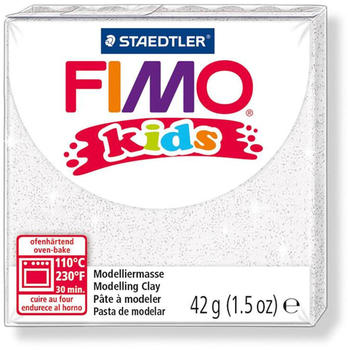Fimo Kids (42g) glitter weiß