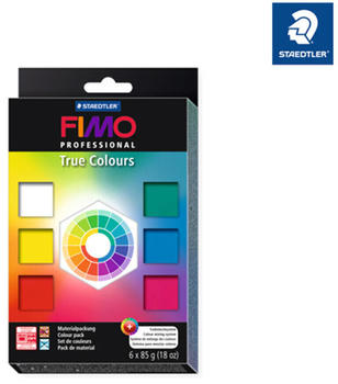 Fimo professional 8003 -Set - True Colours - 6 Blöcke je 85 g (27,52 € pro 1 kg)