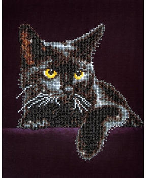 Diamond Dotz Original Diamond Painting - Katze Midnight Cat 28 x 355 cm