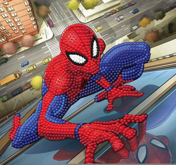 Craft Buddy Kristall-Kunstkarte 18x18cm Marvel Spiderman
