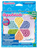 Aquabeads Bastelset 31505 Nachf&uuml;llpack Pastel, 800 bunte Perlen, ab 4 Jahre