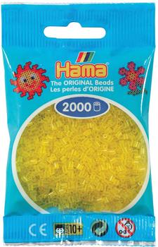 Hama Perlen 2000 Stück - transparent-gelb