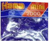 Hama Perlen 2000 Stück - transparent-lila