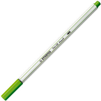 STABILO Pen 68 brush Einzelstift hellgrün (568/33)