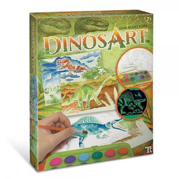 DinosArt DinosArt Dino Aquarelle Malset Bastelset fr Dinosaurier-Fans Kreativset