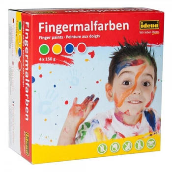 Idena Fingermalfarben, 4 x 150 g (60037)