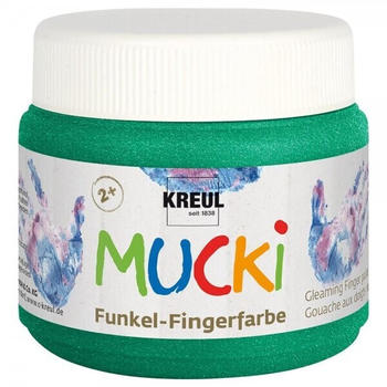 C. Kreul Funkel-Fingerfarbe Mucki 150 ml Smaragd