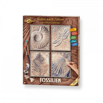 Schipper Malen nach Zahlen Fossilien 18 x 24 cm Quattro