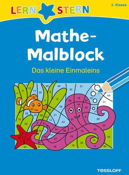 Tessloff LERNSTERN Mathe-Malblock 2 Klasse Das kleine Einmaleins