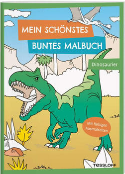 Tessloff Mein schönstes buntes Malbuch Dinosaurier