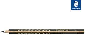 Staedtler Noris jumbo 1284 Buntstift - ergonomische Dreikantform - 4 mm - schwarz schwarz
