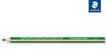 Staedtler Noris jumbo 1284 Buntstift - ergonomische Dreikantform - 4 mm - gr&uuml;n gr&uuml;n