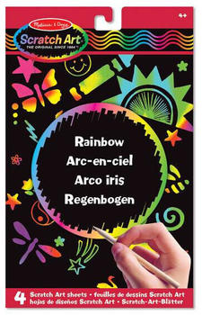 Melissa & Doug Scratch-Art-Blätter: Regenbogen