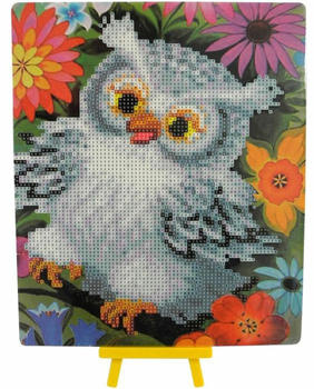 Pracht Creatives Hobby Diamond Painting Eule mit Aufsteller