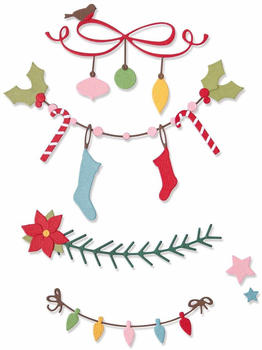 Sizzix Thinlits Die Set Christmas Borders