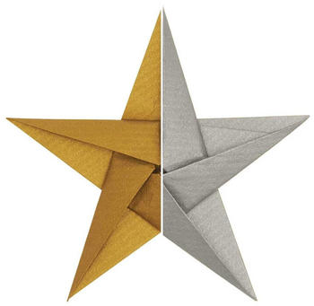 Rico Design Origami gold-silber 32 Blatt 15x15cm