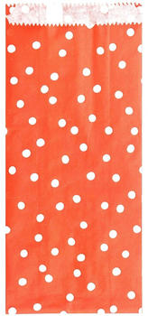 Rico Design Bastelset Papiertüten-Sterne Punkte groß rot