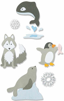 Sizzix Thinlits Die Set Arctic Animals by Jennifer Ogborn