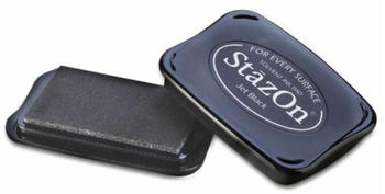 MundoYoga Stempelkissen StazOn 6x9,5cm schwarz