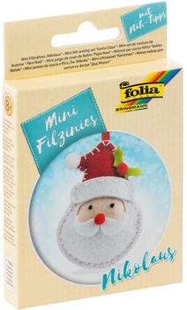 Folia Mini-Filzinies Filzn&auml;hset Nikolaus 14-teilig