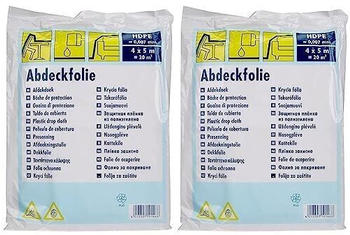Color Expert 20m² Abdeckplane 4x5m transparent 4m x 5m
