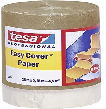 tesa Easy Cover 4364 Abdeckpapier Hellbraun 180mm x 25m (04364-00001-01)