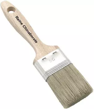 Industrial Quality Supplies Profi-Maler-Lackierpinsel 30 mm / 1 Zoll helle Chinaborste (56630)