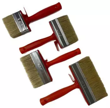VaGo Flachpinsel-Set 96-tlg. Flächenstreicher 7/10/12/15cm (197-107/110/120/150 je 24_hv)
