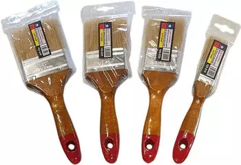 VaGo Lasur Flach Pinselset 96 tlg Set Lack 25/38/50/63mm