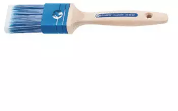Storch AquaSTAR Flachpinsel 50mm, PA, FSC Holzstiel, blau-weiß (041950F)