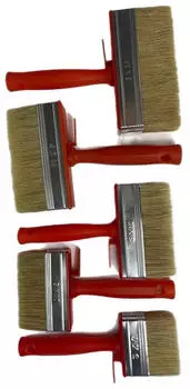 VaGo Flachpinsel-Set 30-tlg. Flächenstreicher 7/10/12/14/15cm (197-107/110/120/140/150 je 6_hv)