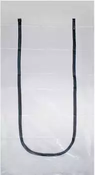 Triuso Folien-Staubschutzt&uuml;r mit Rei&szlig;verschluss 212x112cm (4003457267091)