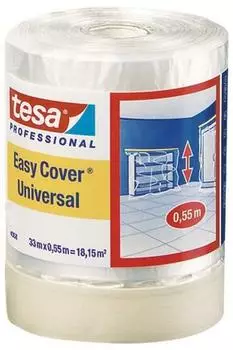 tesa Abdeckfolie Easy Cover Hellbraun 33m x 55cm (04368)