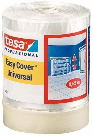 tesa EASY COVER Premium Abdeckfolie 4368 Nachfüllrolle (33 m x 1,40 m)
