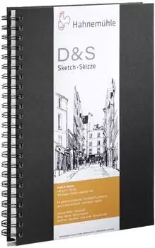 Hahnemühle Skizzenbuch DundS A4 hoch 140g/qm weiß 80 Blatt (10628214)