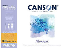 "CANSON Aquarellblock "Montval", DIN A3, 100 Blatt"