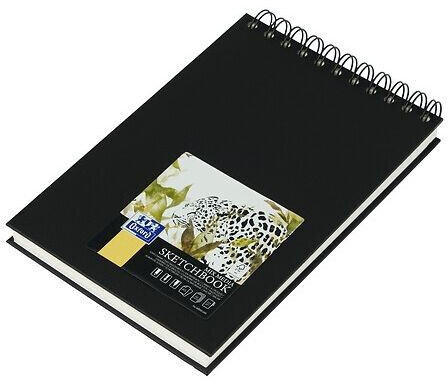 Ashton & Wright A4 Skizzenbuch – Spiralbindung, 60 Blatt, 160 G/m² Elfenbeinfarbenes Papier, Säurefrei, Für Zeichnen & Skizzieren