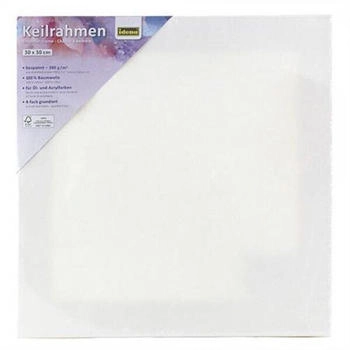 Idena Keilrahmen 60031 30 x 30 cm Leinwand auf Holzrahmen 380 g/m²