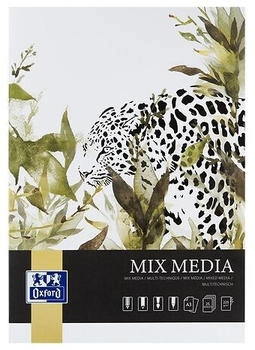 Oxford Aquarellpapier 400166124 Mixed Media A3 225 g/m² weiß geleimt 25 Blatt