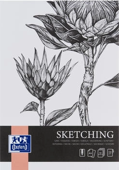 Oxford Skizzenblock 400166109 Sketching A4 120 g/m² weiß geleimt 50 Blatt