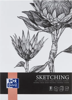 Oxford Skizzenblock 400166120 Sketching A3 120 g/m² weiß geleimt 50 Blatt