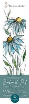 Hahnemühle Hahnemühle Aquarellpapier Bookmark Block 5,5x20cm 300 g/m² weiß geleimt 15 Blatt