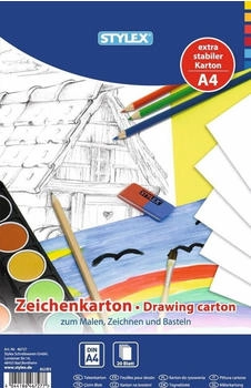 Stylex Zeichenkarton A4 20 Blatt (46727)