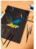 Clairefontaine Zeichenblock PaintON 975171C A2 250 g/m² geleimt schwarz 20 Blatt